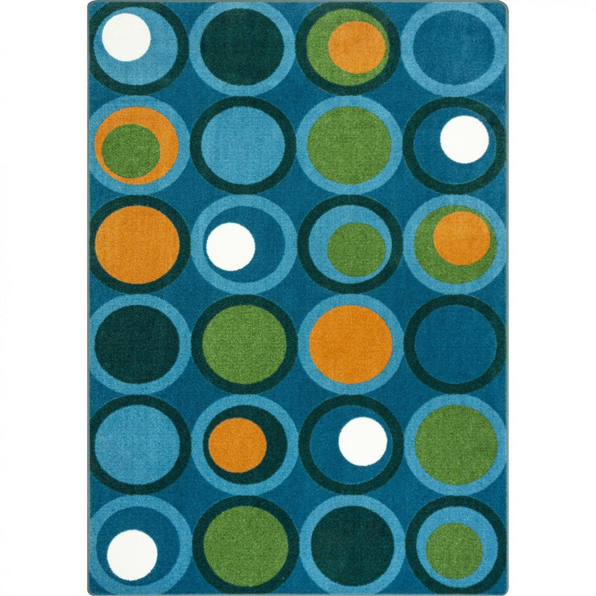 Circle Back Kid Essentials Collection Area Rug for Classrooms and Schools Libraries by Joy Carpets - SchoolOutlet