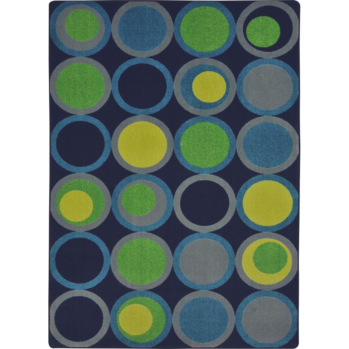 Circle Back Kid Essentials Collection Area Rug for Classrooms and Schools Libraries by Joy Carpets - SchoolOutlet