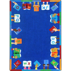 Books Are Handy Kid Essentials Collection Area Rug for Classrooms and Schools Libraries by Joy Carpets