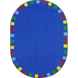On the Border Kid Essentials Collection Area Rug for Classrooms and Schools Libraries by Joy Carpets