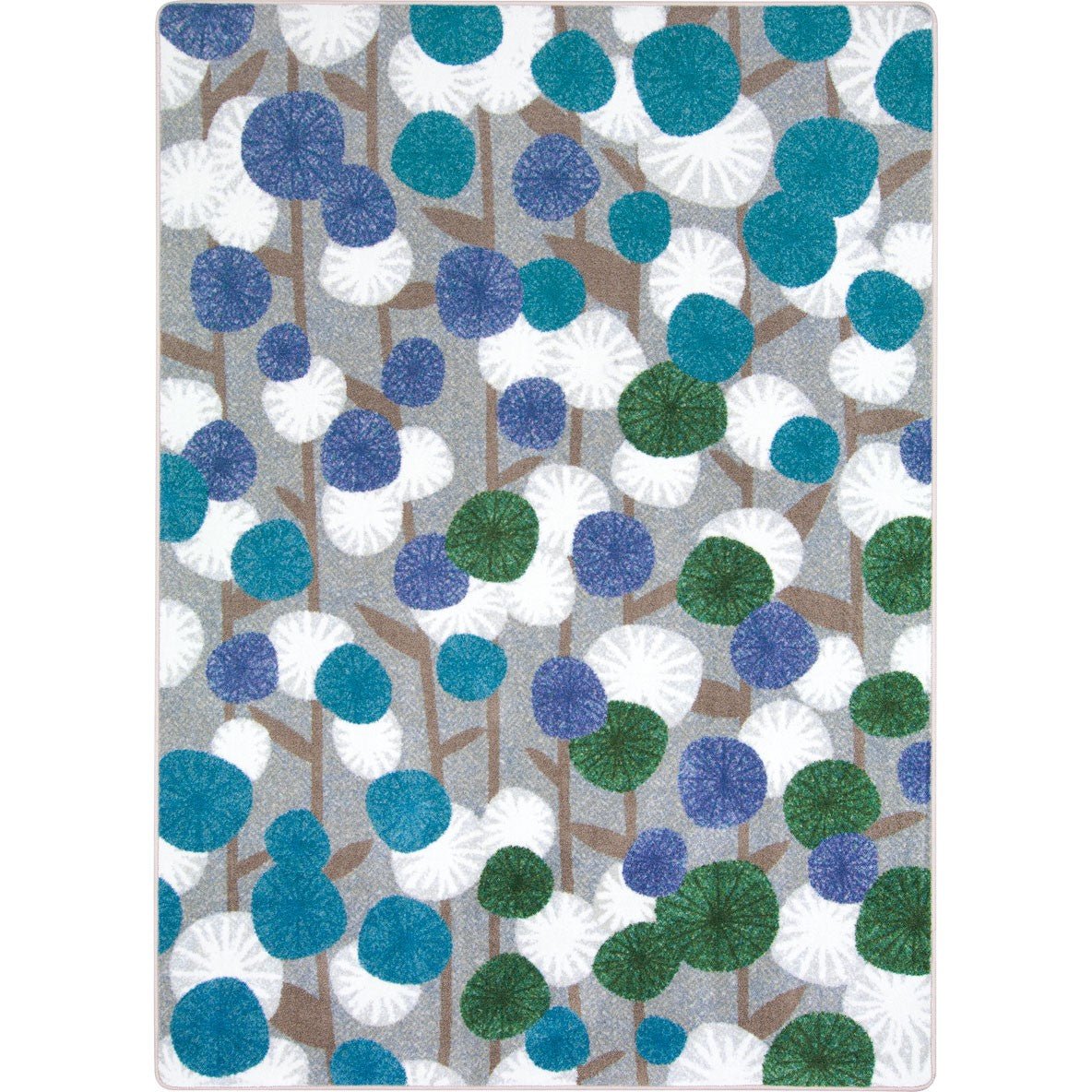 Posy Grove First Take Collection Area Rug for Classrooms and Schools Libraries by Joy Carpets - SchoolOutlet