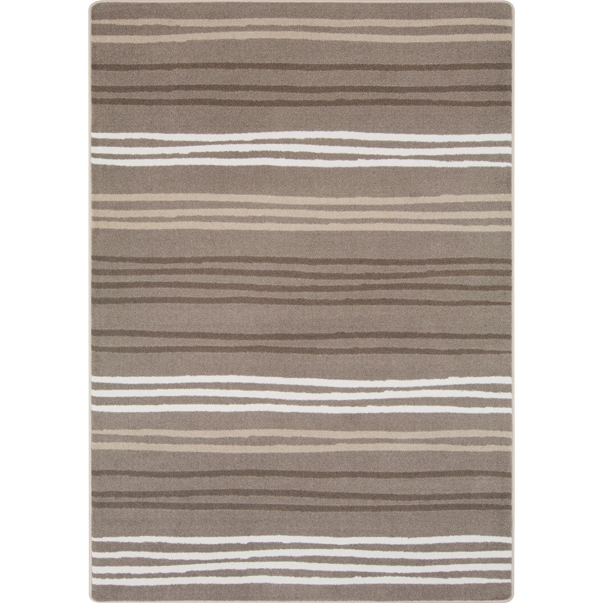 All Lined Up Kid Essentials Collection Area Rug for Classrooms and Schools Libraries by Joy Carpets - SchoolOutlet