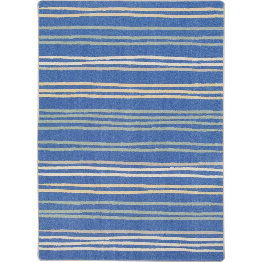 All Lined Up Kid Essentials Collection Area Rug for Classrooms and Schools Libraries by Joy Carpets - SchoolOutlet