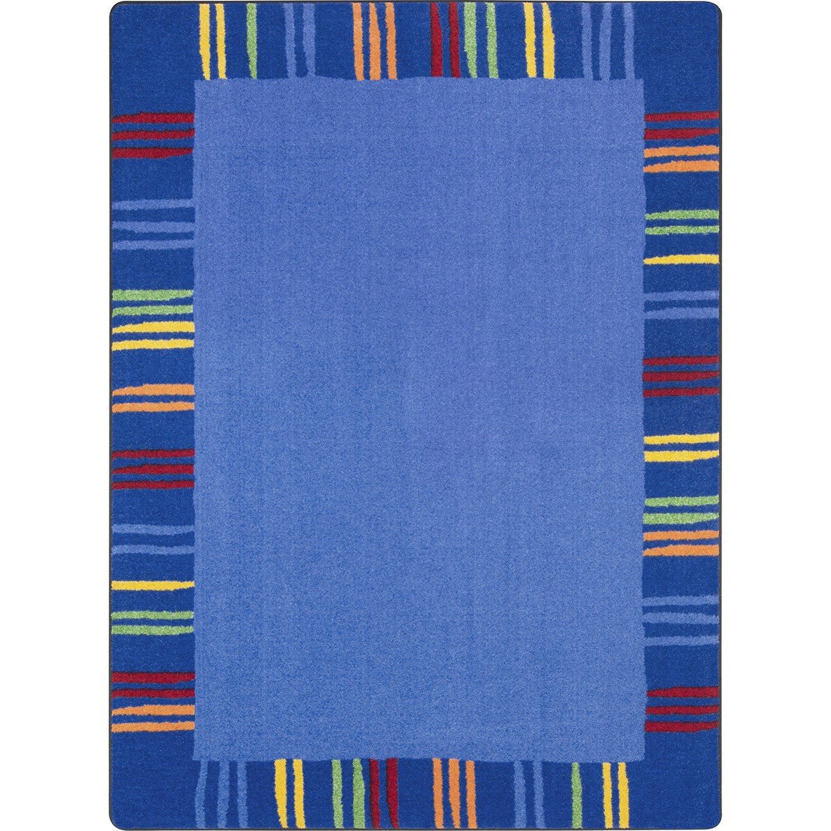 Seeing Stripes Kid Essentials Collection Area Rug for Classrooms and Schools Libraries by Joy Carpets - SchoolOutlet