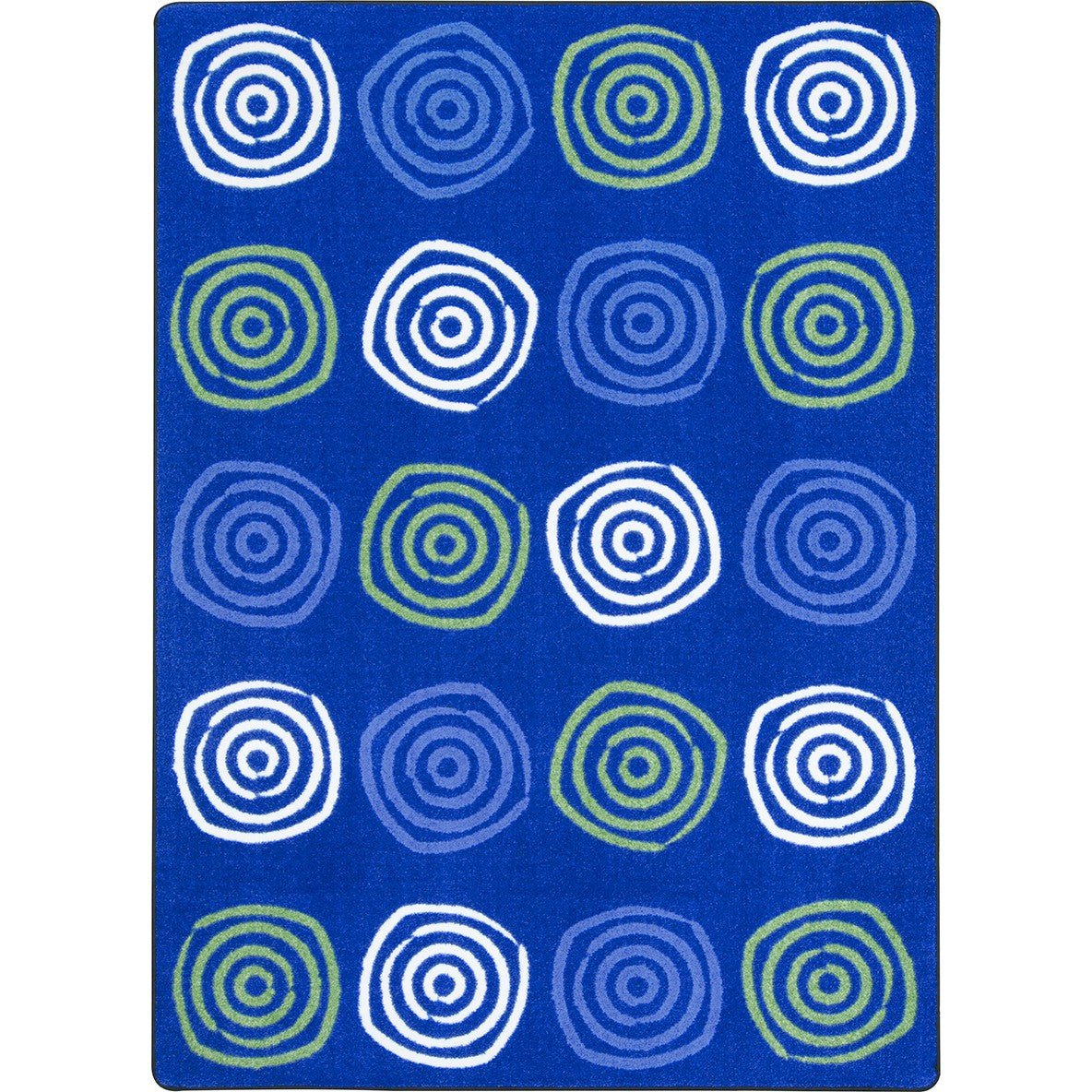 Simply Swirls Kid Essentials Collection Area Rug for Classrooms and Schools Libraries by Joy Carpets - SchoolOutlet