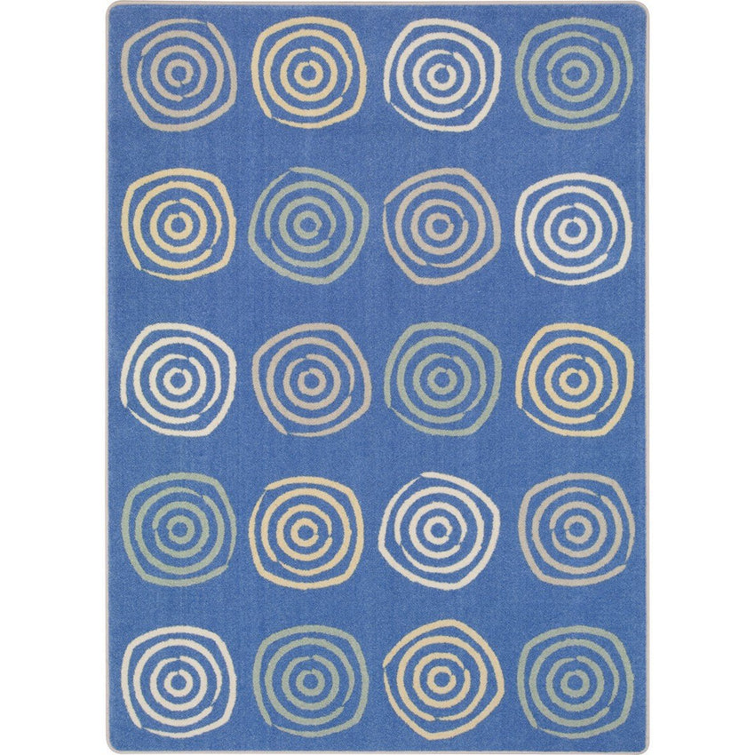 Simply Swirls Kid Essentials Collection Area Rug for Classrooms and Schools Libraries by Joy Carpets - SchoolOutlet