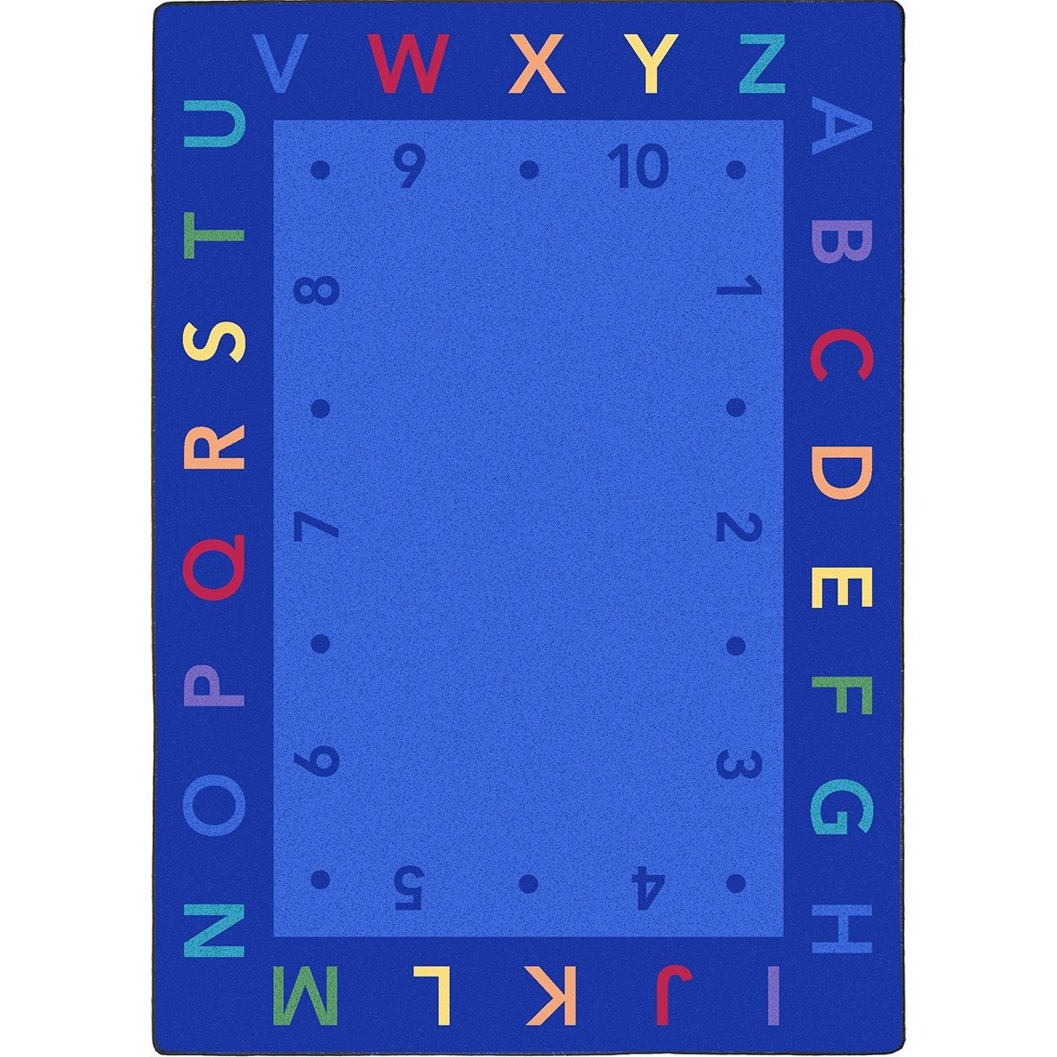 Lively Letters Kid Essentials Collection Area Rug for Classrooms and Schools Libraries by Joy Carpets - SchoolOutlet