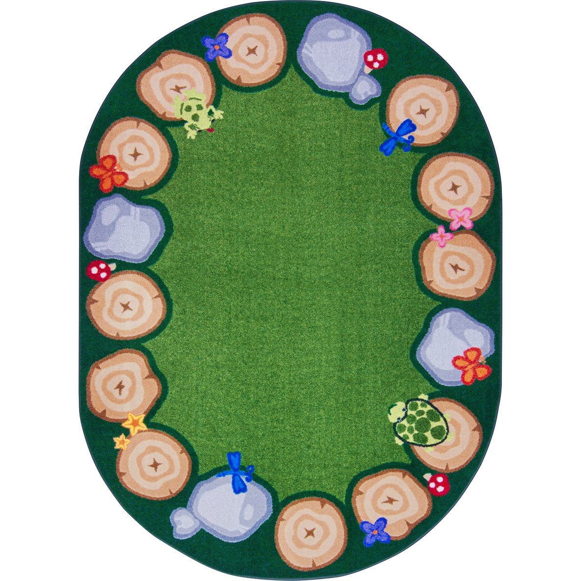 Stumped Kid Essentials Collection Area Rug for Classrooms and Schools Libraries by Joy Carpets - SchoolOutlet
