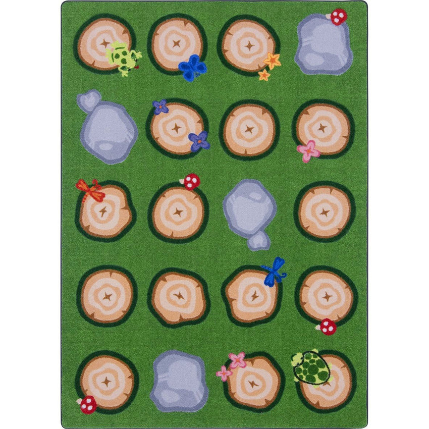 Stumped Kid Essentials Collection Area Rug for Classrooms and Schools Libraries by Joy Carpets - SchoolOutlet
