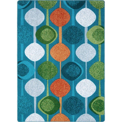 String Along Kid Essentials Collection Area Rug for Classrooms and Schools Libraries by Joy Carpets