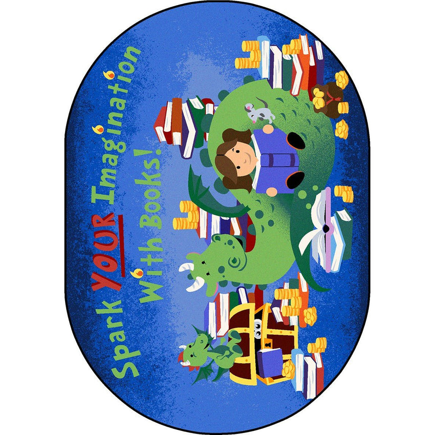 Reading Cave Kid Essentials Collection Area Rug for Classrooms and Schools Libraries by Joy Carpets - SchoolOutlet
