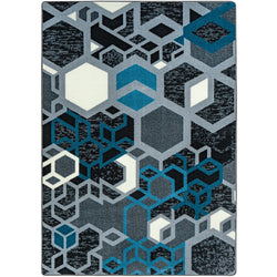 Structured Kid Essentials Collection Area Rug for Classrooms and Schools Libraries by Joy Carpets