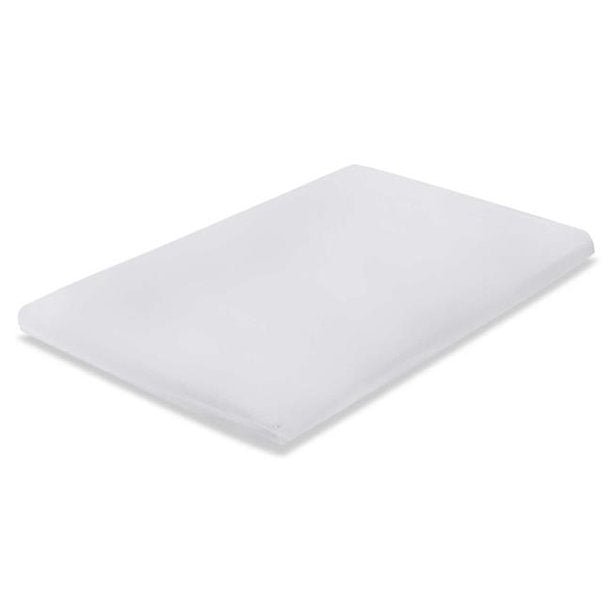 L.A. Baby White Poly Cotton Fitted Sheet for Compact Crib (L.A. Baby LAB-BD-3710-19) - SchoolOutlet