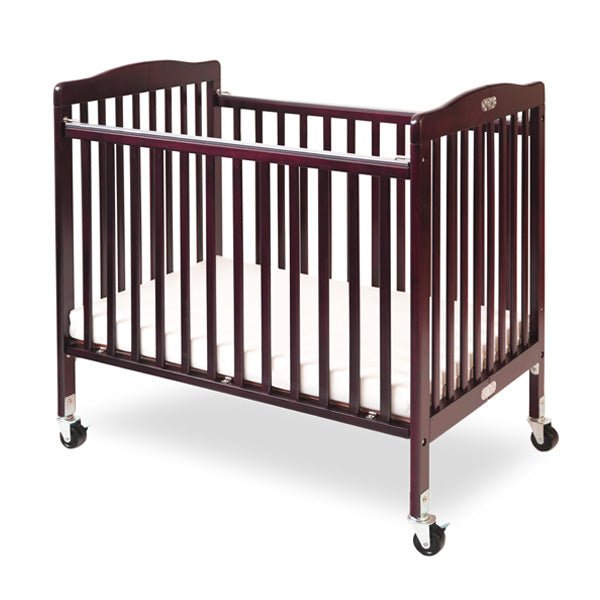 L.A. Baby The Little Wood Crib-Mini/Portable Folding Wood Crib (LAB-CW-883A) - SchoolOutlet