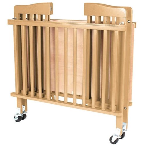 L.A. Baby The Little Wood Crib-Mini/Portable Folding Wood Crib (LAB-CW-883A) - SchoolOutlet