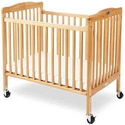 L.A. Baby The Little Wood Crib-Mini/Portable Folding Wood Crib (LAB-CW-883A)