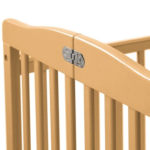 L.A. Baby The Little Wood Crib-Mini/Portable Folding Wood Crib (LAB-CW-883A) - SchoolOutlet