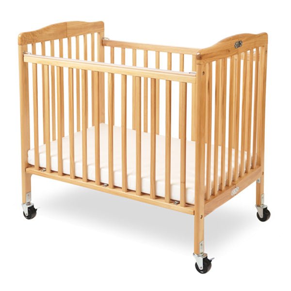 L.A. Baby The Little Wood Crib-Mini/Portable Folding Wood Crib (LAB-CW-883A) - SchoolOutlet