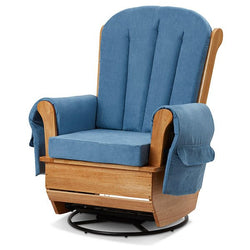 L.A. Baby Wood Swivel Glider Rocker LAB-HG-13881