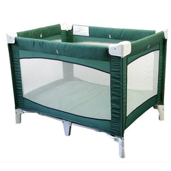 L.A. Baby Commercial Crib Yard / Play Yard in Green - 43.5"L x 30.5"W x 32"H (LAB-PY-87-LFGN)