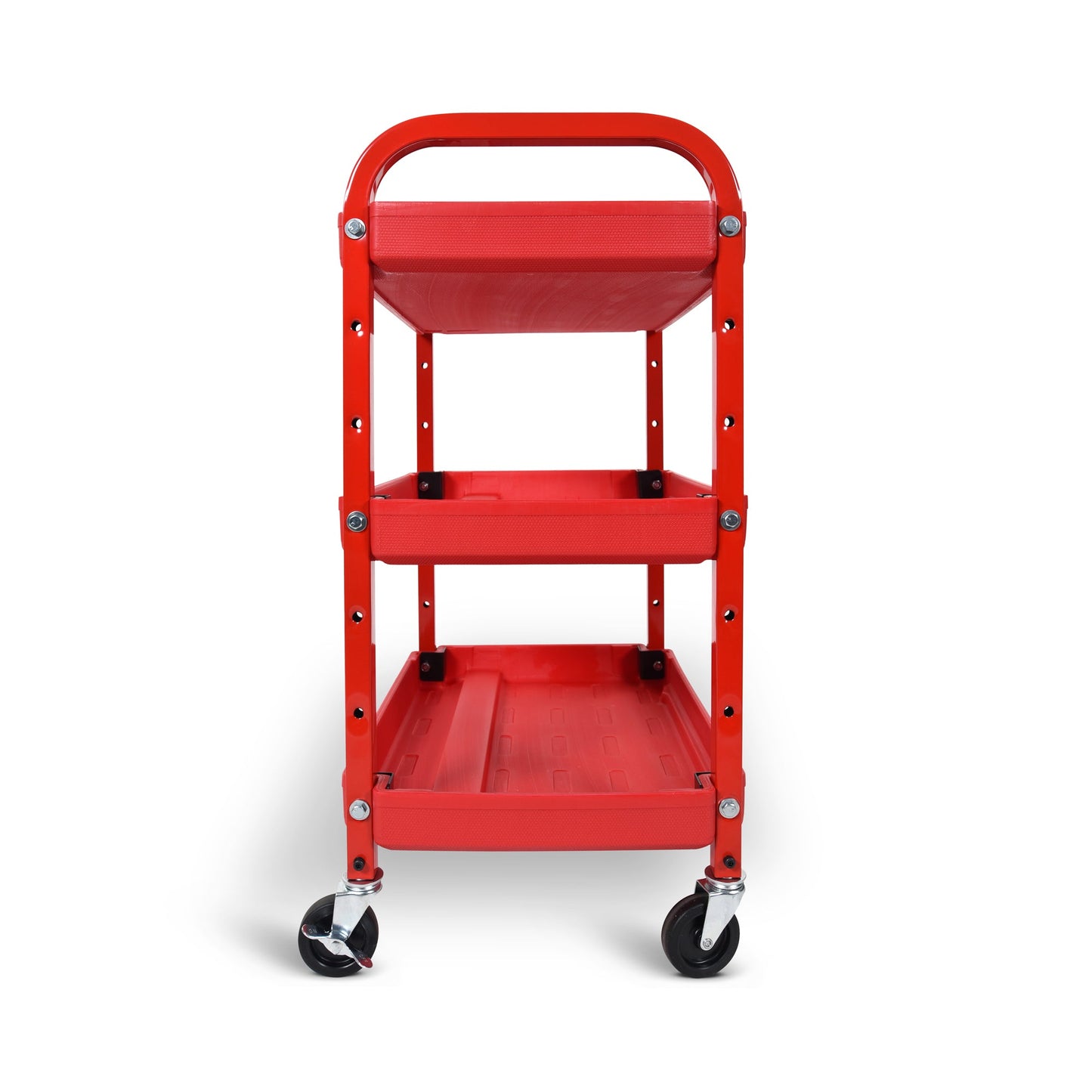 Luxor ATC332 - Utility Cart Three Shelf Adjustable - SchoolOutlet
