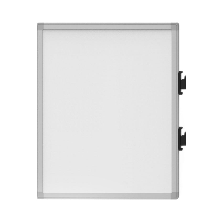 82"W x 76"H Mobile Whiteboard - Two-sided Magnetic Collaboration Station dry erase markerboard - Luxor COLLAB-STATION - SchoolOutlet