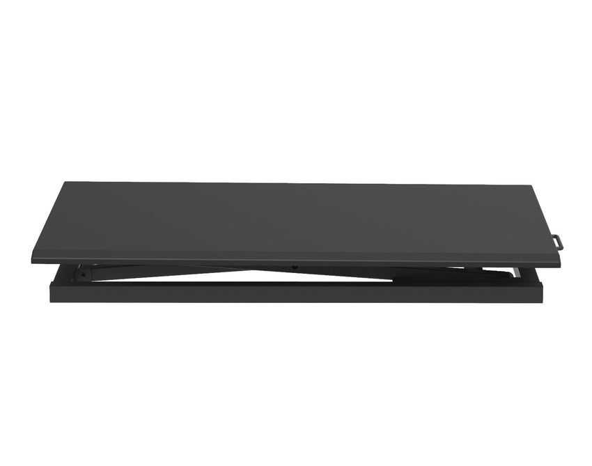 Luxor CVTR32-BK Pneumatic Standing Desk Converter - Black (LUX-CVTR32-BK) - SchoolOutlet