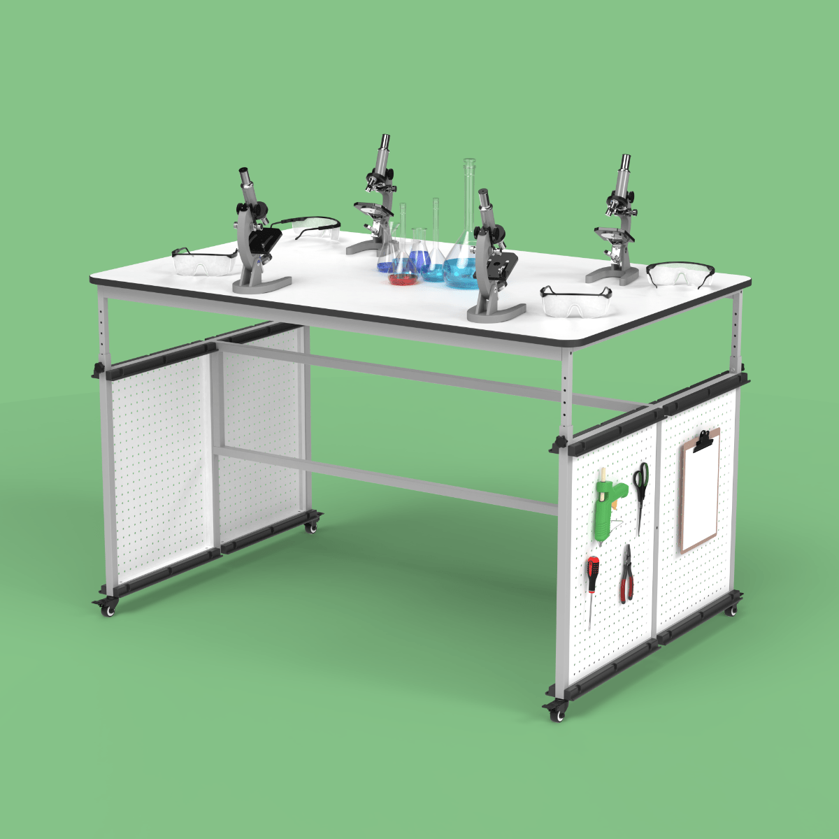 Luxor Modular Makerspace and Science Lab Table (LUX-DTTB001) - SchoolOutlet