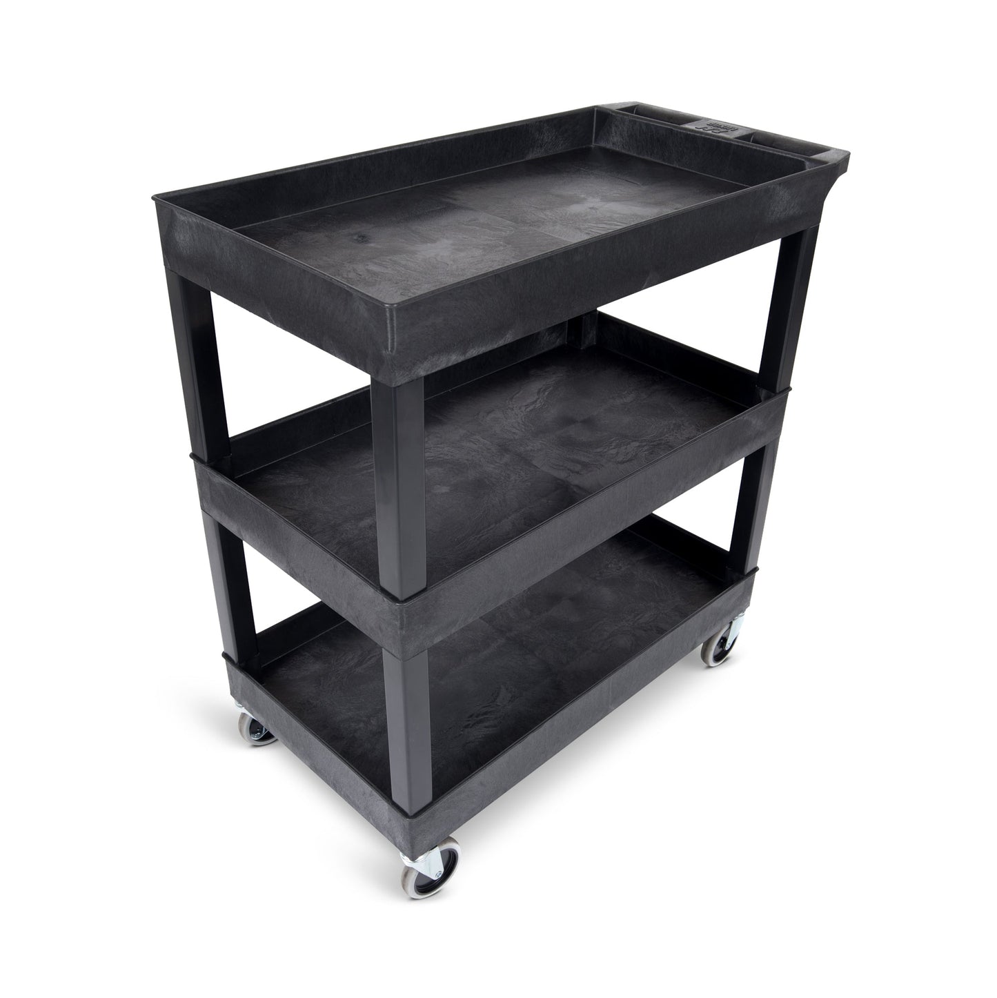 Luxor E Series EC111 - Tub Cart 3 Shelves - 35"W x 36"H - SchoolOutlet