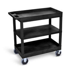 Luxor 18 x 32 Cart 2 Tub / 1 Flat Shelves (LUX-EC121HD-B)