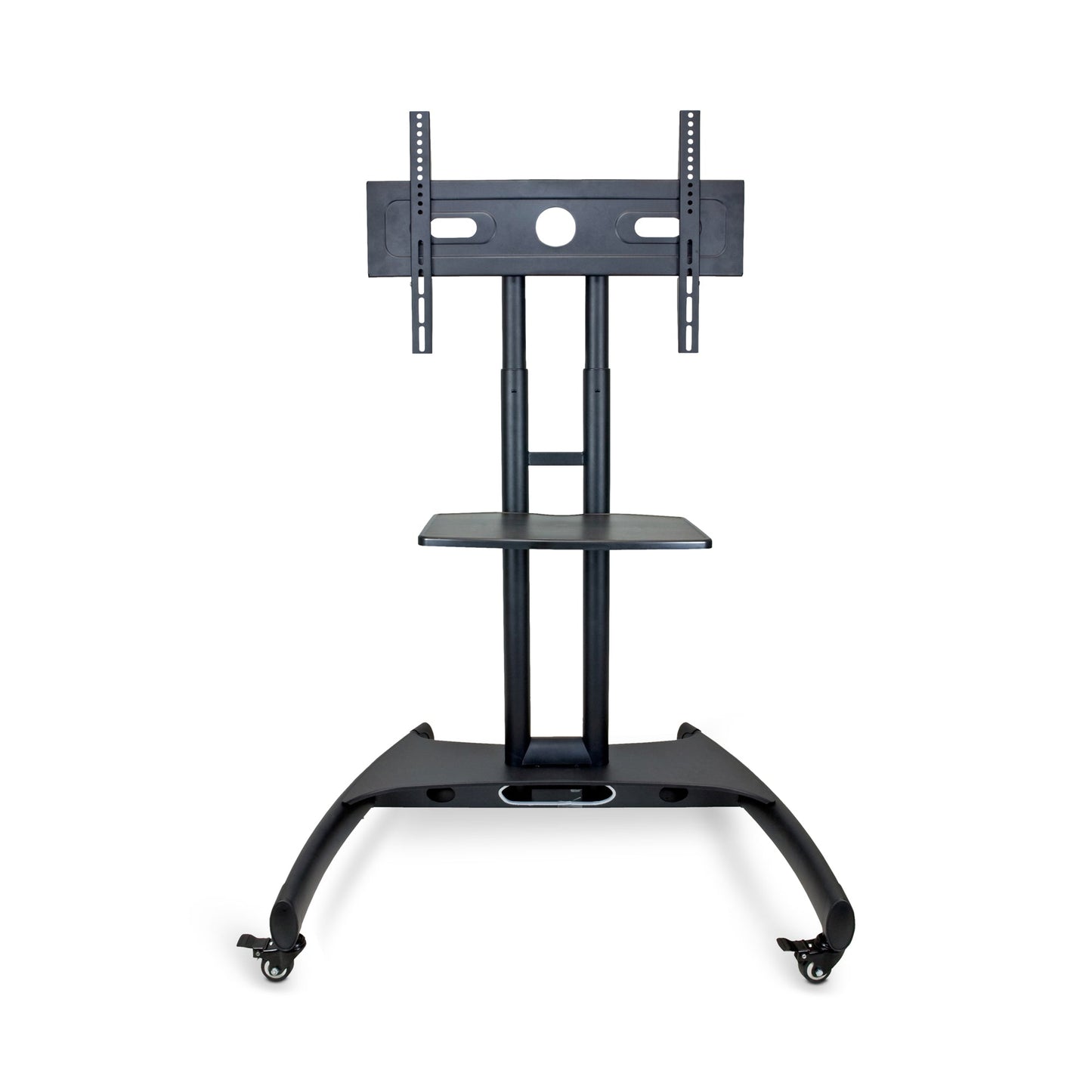 Luxor FP2500 Series Adjustable Flat Panel Cart And Mount - 32" - 60" Height (Luxor LUX-FP2500) - SchoolOutlet