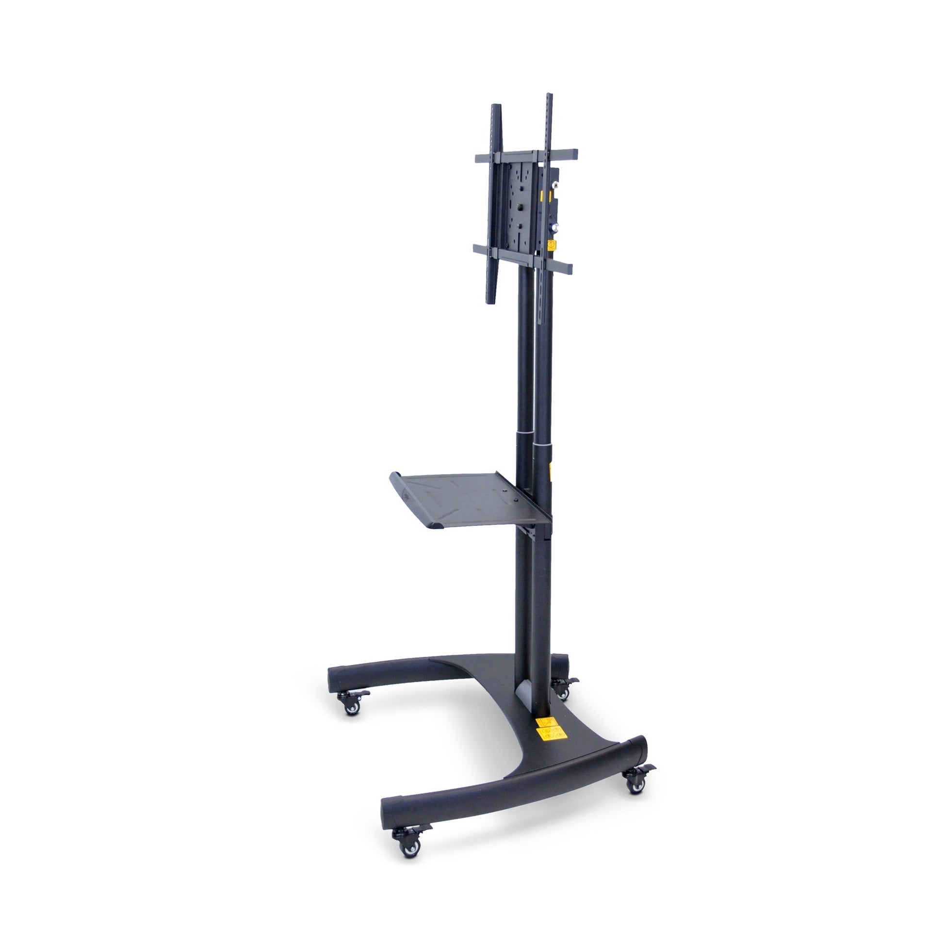 Luxor FP3500 Series Adjustable Flat Panel Cart And Mount - 32" - 60" Height (Luxor LUX-FP3500) - SchoolOutlet