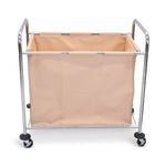 Luxor HL14 - Laundry Cart With Steel Frame & Canvas (Luxor LUX-HL14) - SchoolOutlet