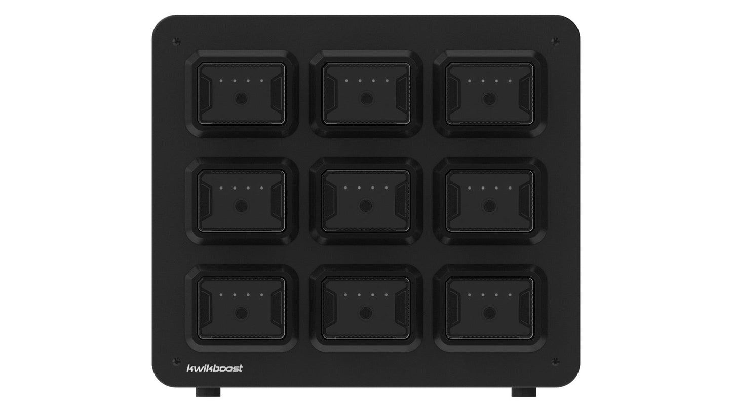 Luxor KBEP-BASE9 KwikBoost EdgePower 9-Bay Base Charging Station  (KBEP-BASE9) - SchoolOutlet