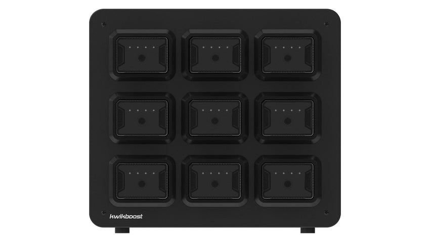 Luxor KBEP-BASE9 KwikBoost EdgePower 9-Bay Base Charging Station  (KBEP-BASE9) - SchoolOutlet