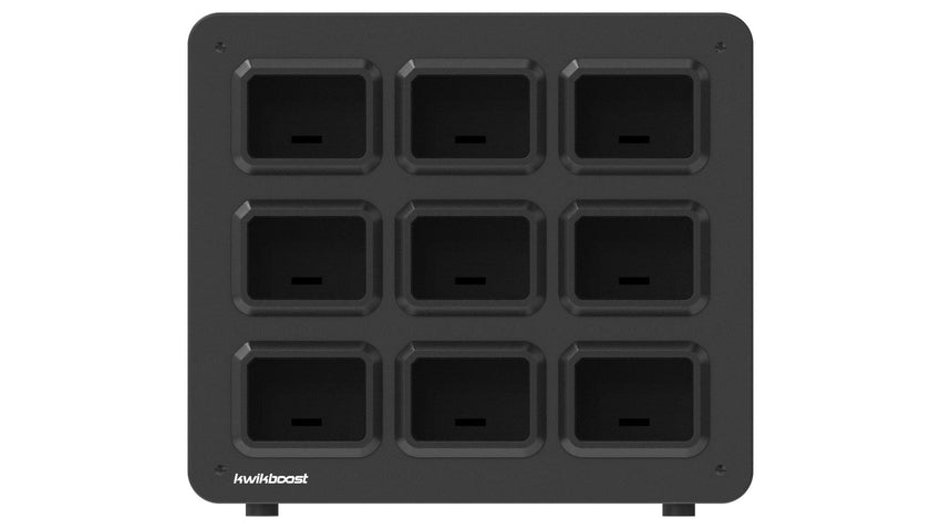 Luxor KBEP-BASE9 KwikBoost EdgePower 9-Bay Base Charging Station  (KBEP-BASE9) - SchoolOutlet