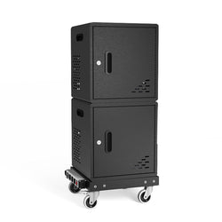 Luxor LLMC20SP 20-Device Modular Charging Cart - Locking Charging Station for iPad, Tablets, Chromebooks and thin Laptops, Assembled