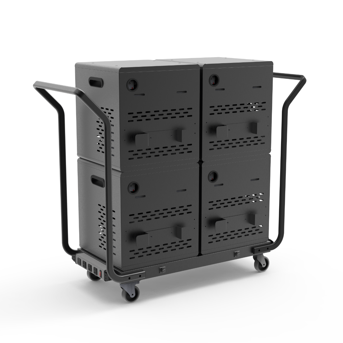 Luxor LLMC40DP 40-Device Modular Charging Cart - Locking Charging Station for iPad, Tablets, Chromebooks and thin Laptops - SchoolOutlet