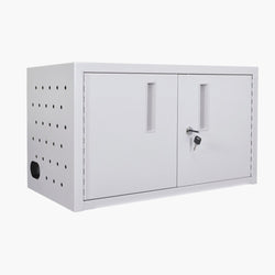 Luxor LLTMW16-G 16-Bay Charge Cabinet - Locking Charging Station for iPad, Tablets, Chromebooks and thin Laptops, Assembled