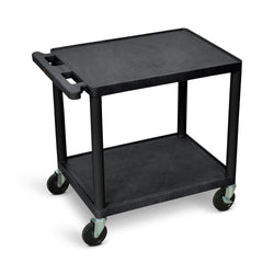 Luxor LP26E-B - AV Carts 2 Shelves (Luxor LUX-LP26E-B)