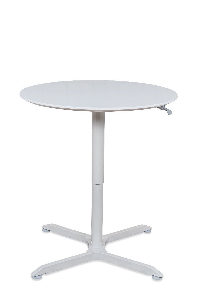 Luxor LX-PNADJ-32RD - 32" Pneumatic Height Adjustable Round Caffee Table (LUX-LX-PNADJ-32RD) - SchoolOutlet