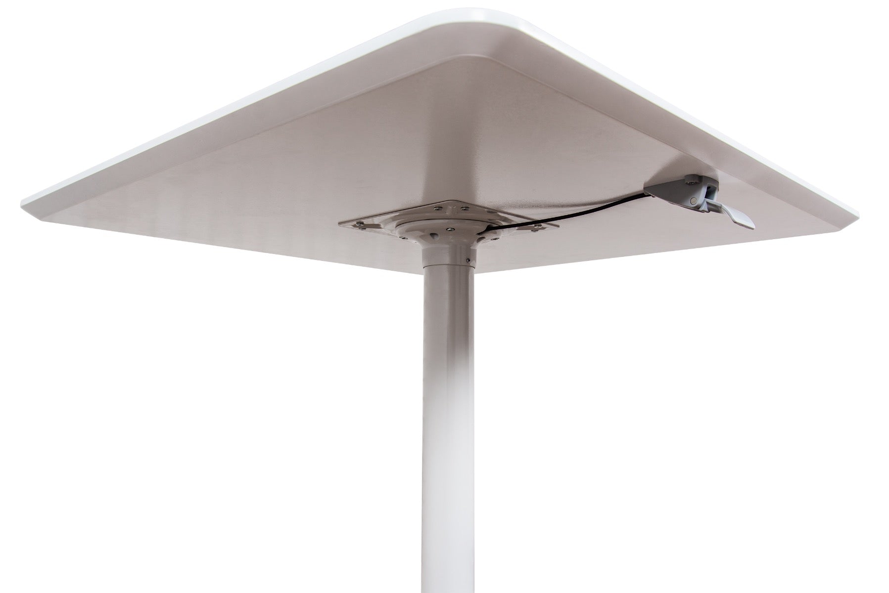 Luxor LX-PNADJ-32SQ - 32" Pneumatic Height Adjustable Square Caffee Table (LUX-LX-PNADJ-32SQ) - SchoolOutlet