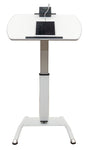 Luxor Pneumatic Height-Adjustable Lectern with KwikBoost EdgePower Charging Station (Luxor LUX-LX-PNADJ-EPW) - SchoolOutlet