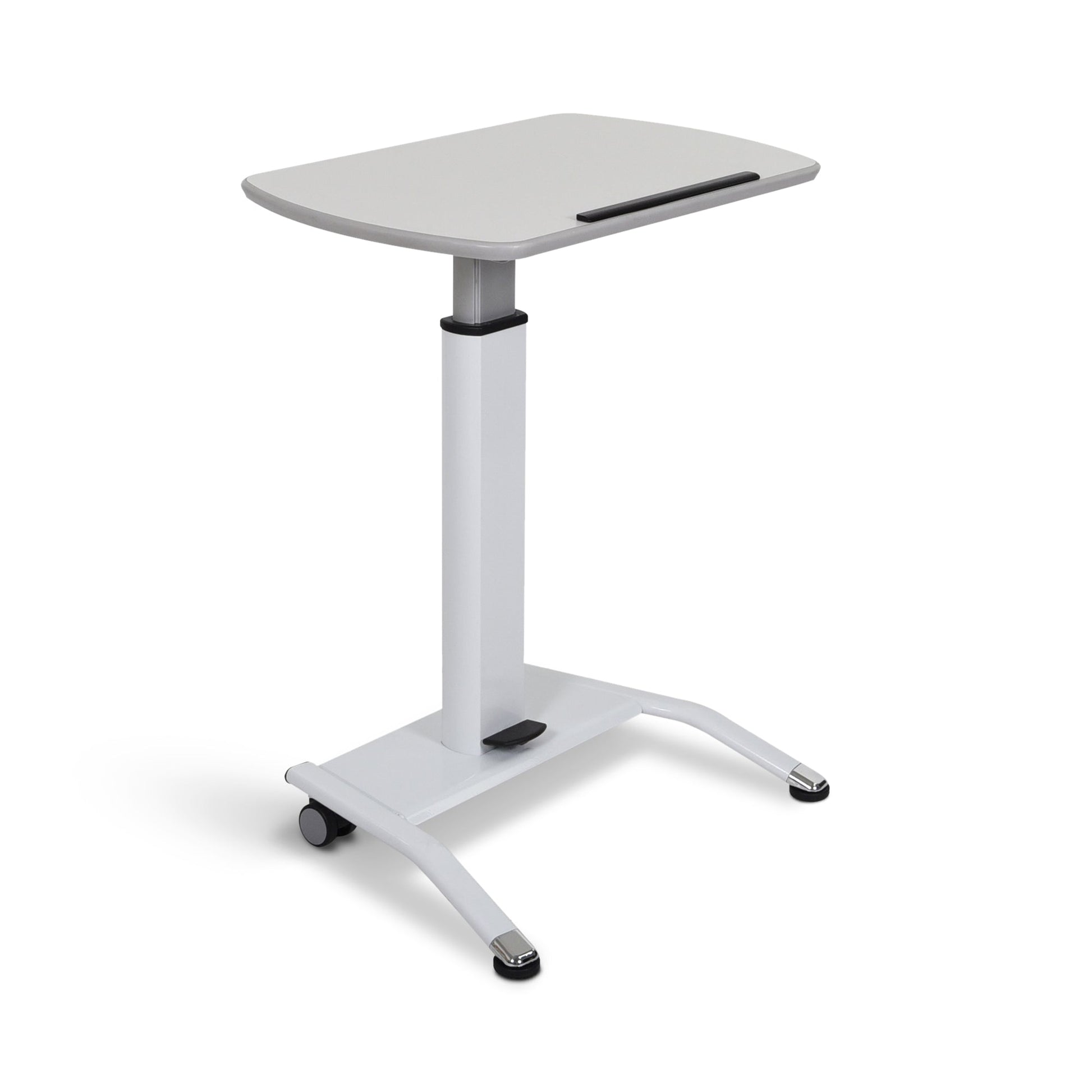 Luxor LX-PNADJ-WH Pneumatic Height Adjustable Lectern (Luxor LX-PNADJ-WH) - SchoolOutlet