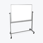 Mobile Whiteboard Magnetic, Reversible Dry Erase Markerboard - 48