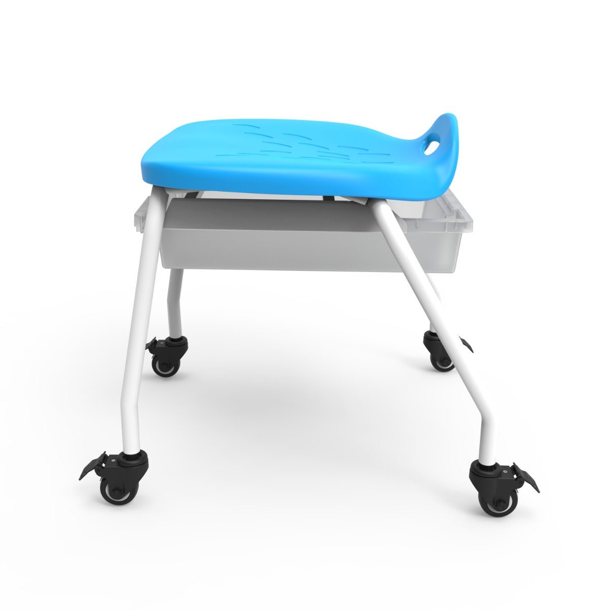 Luxor MBS-STOOL-1 - Stackable Classroom Stool with Wheels and Storage (LUX-MBS-STOOL-1) - SchoolOutlet