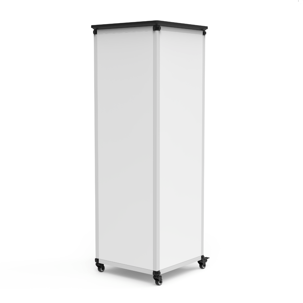 Luxor Modular Teacher Storage Cabinet - Narrow/Tall Module with Casters and Tabletop (LUX-MBSCB05) - SchoolOutlet