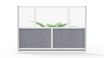 Luxor MW-7048-FCG - Luxor Modular Room Divider Wall System - 70