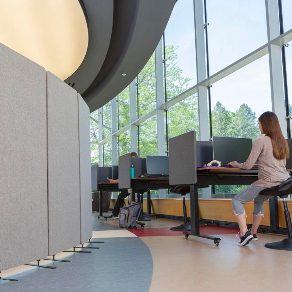 Luxor RCLM2466Z RECLAIM Acoustic Room Dividers - Expansion Panel - 24"W x 64"H(LUX-RCLM2466Z) - SchoolOutlet