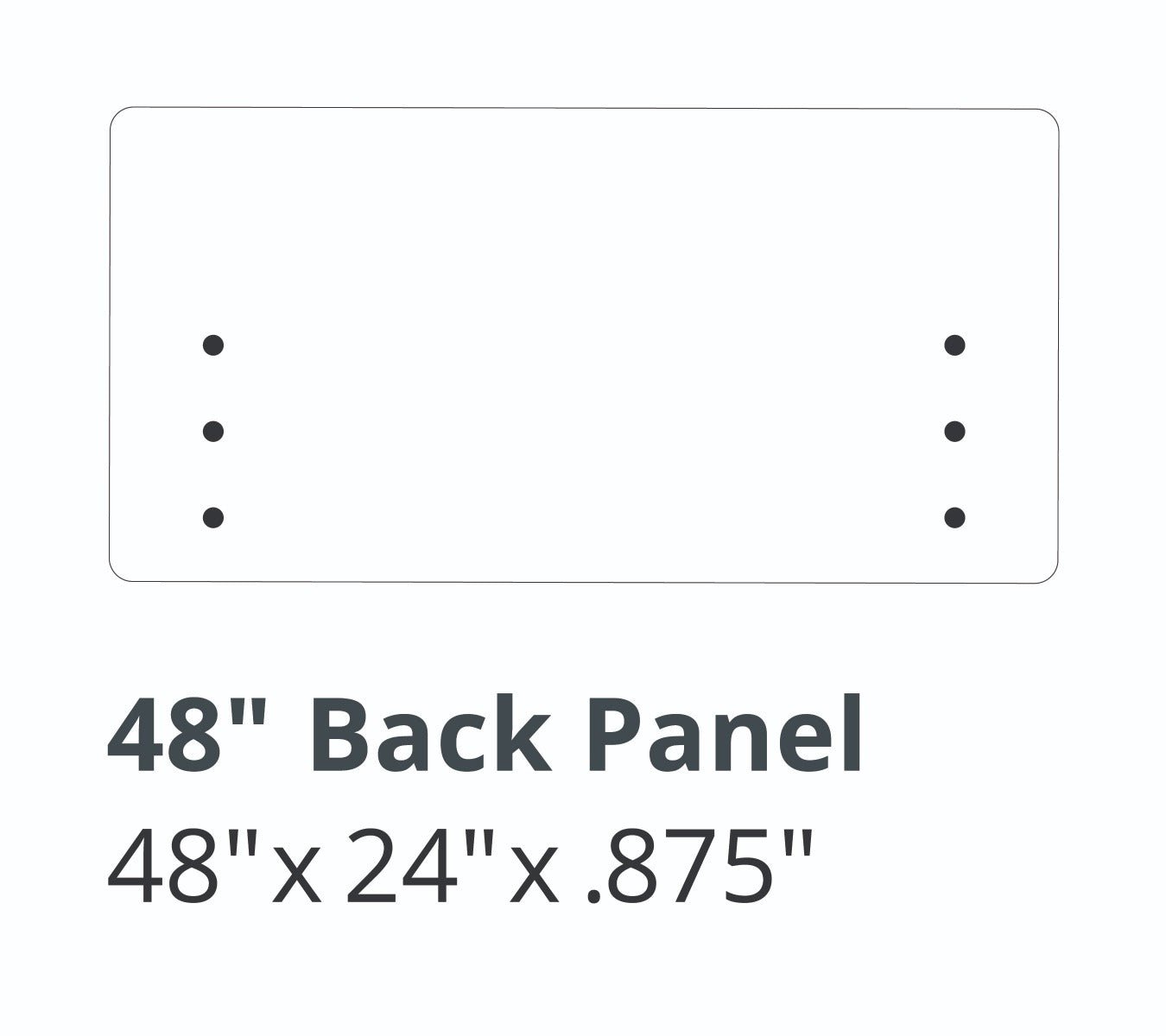 Luxor RCLM4824 RECLAIM Desktop Privacy Panel - 48"W x 24"H(LUX-RCLM4824) - SchoolOutlet